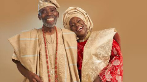 Late veteran actor, Olu Jacobs, and his wife, Joke Silva spent decades together