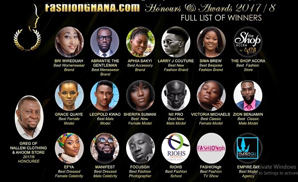 Ghanaian fashionistas recognized at  fashionGhana 2018