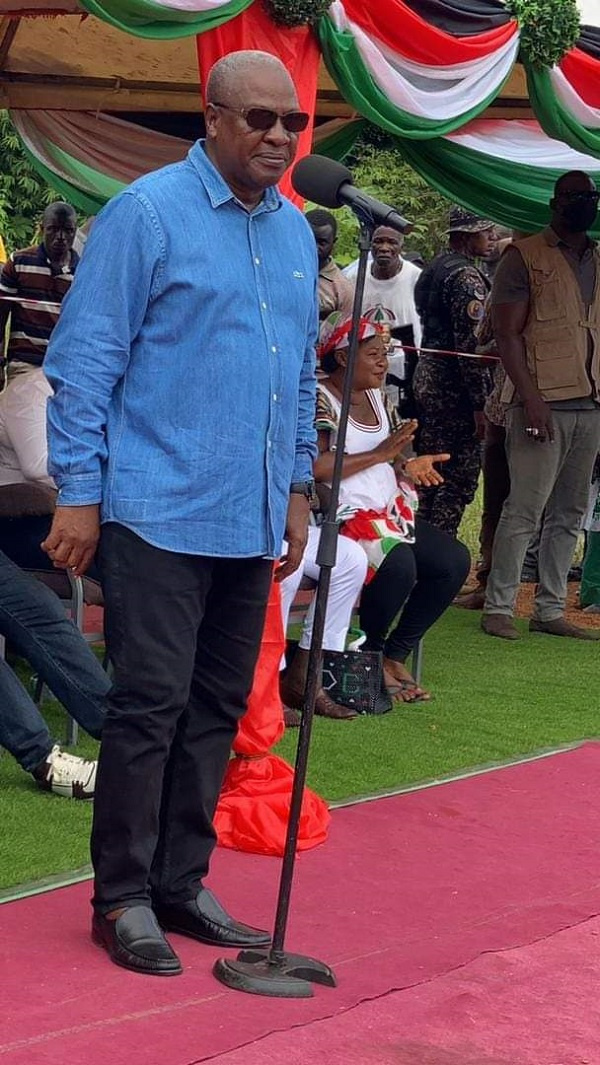 Former president of Ghana, John Dramani  Mahama