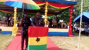 Ernest Kofie during the 62nd Independence Anniversary Day Celebrations