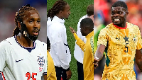 Djed Spence (L) Thomas Partey (R)