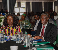 Adjare Danquah (R) is the founder of the Kwahu Business Advocacy Association