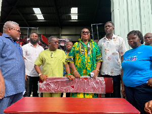 The consignment was presented to the Ho Municipal Education Directorate