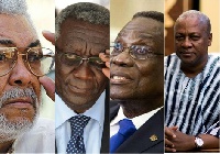 John Rawlings, John Agyekum Kufuor, John Atta Mills and John Mahama