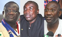 Paul Afoko, Kwabena Agyepong and Sammy Crabbe