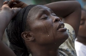 Woman Crying Sad African 123