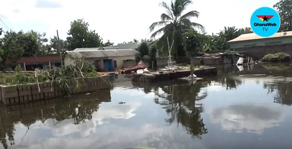 Watch a tour of Mepe after severe Akosombo, Kpong dams spillage