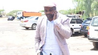 Godbless Lema, a former Tanzanian MP, at Kajiado Police Station in Kenya (EVANS HABIL | NMG)