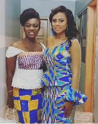 Stacey Amoateng with Chantelle Asante