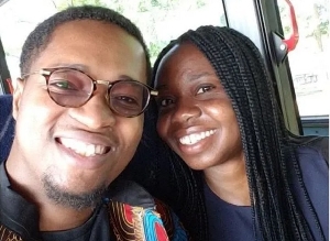 Kojo Cue And Wife