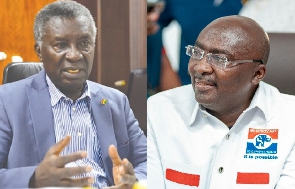 Prof Kwabena Frimpong-Boateng and Vice President Dr Mahamudu Bawumia