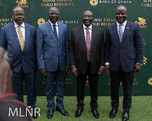 Vice President, Dr. Mahamudu Bawumia, Dr Ernest Addison, Abu Jinapor and Dr Amin Adam