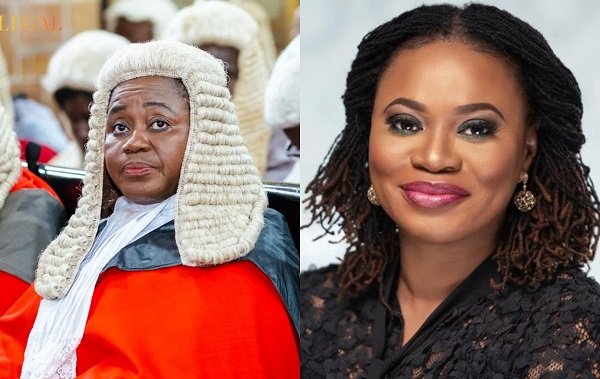 CJ Gertrude Araba Esaaba Sackey Torkornoo and Charlotte Osei