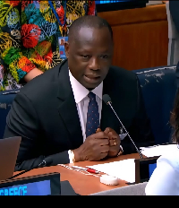 Armah-Kofi Buah at the 21st session of United Nations Forum on Forests