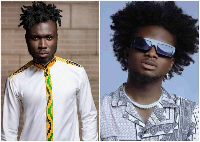 Filmmaker, Kobi Rana (L) has defended Kuami Eugene (R) following social media backlash