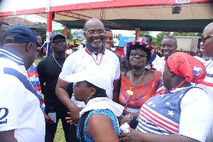 The vociferous lawmaker was spotted at the congress grounds in a polo shirt and shorts