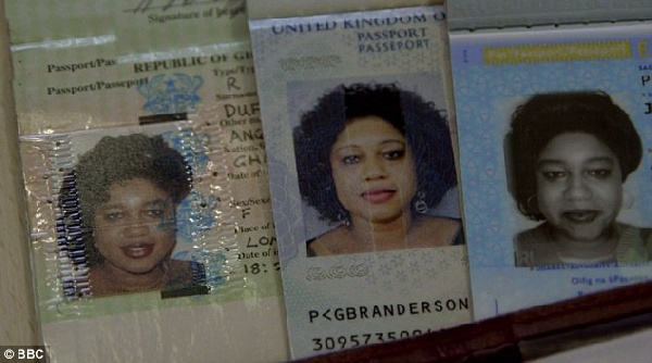 Jackson used three different identities (pictured) to help her fraudulently claim the money  Read mo