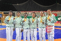 Nigeria's women's wrestling team