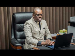 Jean Kaseya in his office in Addis Ababa