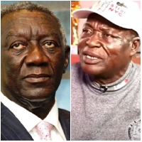 A photo collage of John Kufuor and Rambo