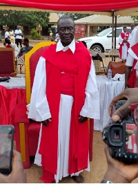 The late leader of the Church, Superior Prophet David Nkansah.