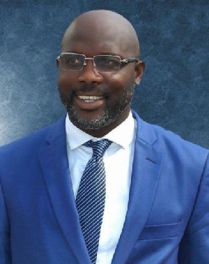George Weah was rumoured to have won the Liberia elections