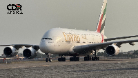 The Emirates Airbus A380, the world’s largest passenger aircraft made an emergency stop at KIA