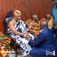 Dr. Bawumia and Ga Mantse, King Tackie Teiko Tsuru II