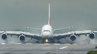 The A380 lands on a runway | File photo