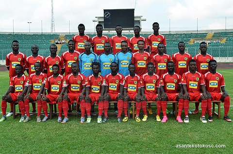 The entire Kotoko squad for the 2016/2017 season