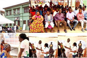 Scene from the free eye screening exercise