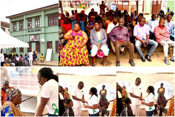 Scene from the free eye screening exercise