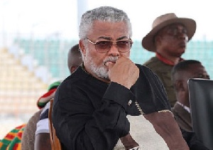 Flt. Lt. Jerry John Rawlings was the first president of the Fourth Republic