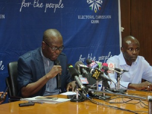 File photo: Spokesperson for the EC Eric Dzakpasu
