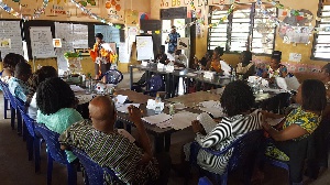 Participants at the training session