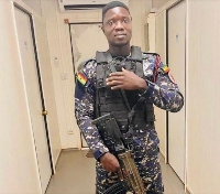 Police officer with the Ashanti South Police Command