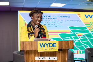 Project Manager of the WYDE Ghana Project at KAS, Lawrencia Akosua Pomaa