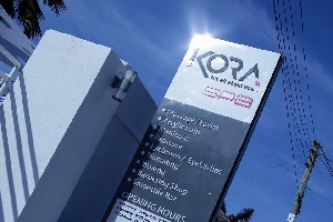Bill board of Becca's Kora SPA