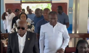 Former President Nana Addo Dankwa Akufo-Addo and Alexander Afenyo-Markin