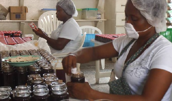 File photo of ladies working in a small business enterprise