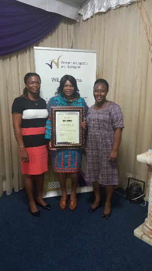 Brigitte Therson-Cofie was awarded for her role in nation building