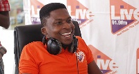 LIVE FM Presenter Antoine Mensah