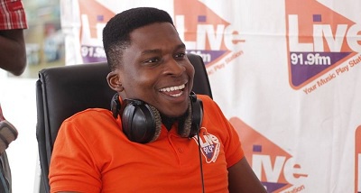 LIVE FM Presenter Antoine Mensah