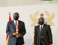 President Nana Addo Dankwa Akufo-Addo and Alan Kyerematen