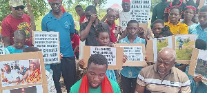 A picture of some demonstrators