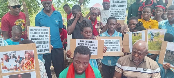 A picture of some demonstrators