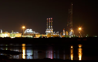 Reliance Industries' KG-D6 facility in India's Andhra Pradesh