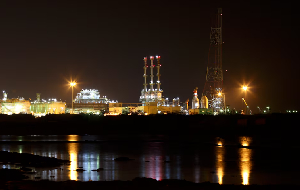 Reliance Industries' KG-D6 facility in India's Andhra Pradesh