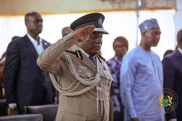 COP Christian Tetteh Yohuno was appointed the new IGP on March 13, 2025