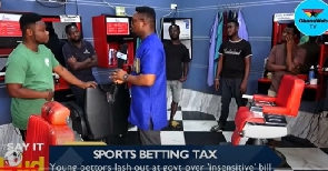 The young men say the sports tax on betting is insensitive